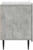 vidaXL Nachttisch Betongrau 62 x 34,5 x 49,5 cm Holzwerkstoff 894318 Bild 5