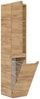 Badezimmer Hochschrank mit Wäschekorb LUTON-56-CRAFT Wotan Eiche Nb, B/H/T ca. 35/170/35cm Bild 2