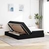 vidaXL Aufbewahrungsbett mit Matratze Schwarz 200 x 200 cm Samt 3370369 Bild 4