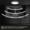 Briloner LED Deckenlampe Move 18W Ø 29 cm schwarz Bewegungssensor neutralweiß Bild 5