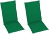 vidaXL Schaukelstuhl mit Auflage Bambus 3063908 Bild 5