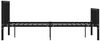 vidaXL Bettgestell Schwarz Metall 120x200 cm 284570 Bild 4