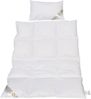 Set Luxus Kinder Baby Daunenbett Daunendecke 100x135 + Kissen 100% neue Daunen Bild 2