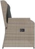 vidaXL Gartenbank Hellgrau Poly-Rattan 3394463 Bild 5