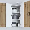 vidaXL Wand-Eckschrank PORTO Artisan-Eiche 57 x 57 x 80 cm 885434 Bild 4