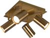 Deckenstrahler MARLEY in Altmessing 4-flammig Spots schwenkbar 24x24 cm Bild 2