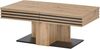 Couchtisch >Luara< 2 Schübe, Artisan Eiche Dekor, schwarz - 110x44x60 (BxHxT) Bild 5