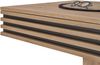 Couchtisch >Luara< 2 Schübe, Artisan Eiche Dekor, schwarz - 110x44x60 (BxHxT) Bild 3