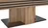 Couchtisch >Luara< 2 Schübe, Artisan Eiche Dekor, schwarz - 110x44x60 (BxHxT) Bild 4