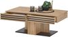 Couchtisch >Luara< 2 Schübe, Artisan Eiche Dekor, schwarz - 110x44x60 (BxHxT) Bild 2