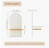Zaewry Wandregal Holz Boho Wanddeko: Holz Wand Deko Kinderzimmer Wand Regale, 2-tlg, Klein Pflanzregal für Wohnzimmer Schlafzimmer Bild 4