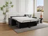 Vente-unique - VIZIR Sofa SamtStoff Grau - B 223 cm94 cm x H 110 cm95 cm x L 282 cm Bild 2