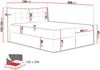 Boxspringbett Rember Ehebett, Schwarz, 120x200 cm Bild 4