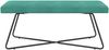 vidaXL Bank Uni Türkis 110 x 40 x 45 cm Samt 42038353 Bild 4