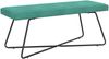 vidaXL Bank Uni Türkis 110 x 40 x 45 cm Samt 42038353 Bild 2