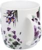 DUO Spring in bloom Becher 400 ml PURPLE FLOWERS mit Teesieb und Deckel, New Bone China Porzellan Bild 3