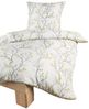 Optidream Bettwäsche Set Mikrofaser 135x200 Polyester Kirschblüten grau gold, Mikrofaser, 2 teilig, Geschenk Idee Frauen Männer neue Wohnung Hochzeit Frühjahr sale Bild 3