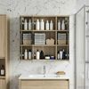 vidaXL Badezimmerspiegelschrank Sonoma-Eiche 63,5 x 16 x 62,5 cm 889153 Bild 4