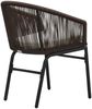 vidaXL Gartenstühle 2 Stk. Braun PE-Rattan 48136 Bild 5