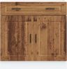 Küchenunterschrank, Buffetschrank Porto Altholz-Optik Holzwerkstoff Bild 4