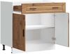 Küchenunterschrank, Buffetschrank Porto Altholz-Optik Holzwerkstoff Bild 5