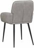 vidaXL Esszimmerstühle 2 pcs Samt (V) Hellgrau 57 x 50 x 85 cm 42034271 Bild 5