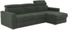 Vente-unique - VIZIR Sofa Stoff Grün - B 223 cm152 cm x H 110 cm95 cm x L 302 cm Bild 5