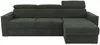 Vente-unique - VIZIR Sofa Stoff Grün - B 223 cm152 cm x H 110 cm95 cm x L 302 cm Bild 4