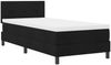 vidaXL Boxspringbett mit Kopfteil Schwarz 100 x 200 cm Stoff 3338666 Bild 4