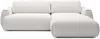 Vente-unique - MONELIA Sofa Stoff Weiß - B 167 cm x H 81 cm x L 270 cm Bild 2