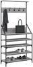 vidaXL Kleiderständer mit Schuhablage Grau Sonoma 90x34x184 cm 837880 Bild 3