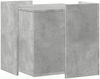 vidaXL Katzenklo Betongrau 53x53x51 cm Holzwerkstoff 857754 Bild 5
