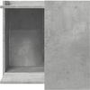 vidaXL Katzenklo Betongrau 53x53x51 cm Holzwerkstoff 857754 Bild 4