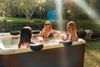 mSpa Whirlpool Oslo Amber AERO PLUS XXL 180 x 180 x 65 cm Ganzjährig Outdoor Pool, Stecksystem mit Einlageplane, inkl. LED, UVC+, WiFi, App-Steuerung, 6 Personen Bild 3