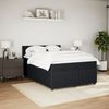 vidaXL Boxspringbett mit Matratze Schwarz 140x200 cm Samt 3290054 Bild 5