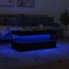 vidaXL Couchtisch mit LED-Leuchten Weiß 90x50x40 cm 839847 Bild 5