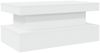 vidaXL Couchtisch mit LED-Leuchten Weiß 90x50x40 cm 839847 Bild 3