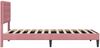 vidaXL Bettrahmen mit Kopfteil Rosa 100 x 200 cm Samt 42027646 Bild 5