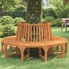 vidaXL Baumbank Rund Ø208 cm Massivholz Eukalyptus 3154103 Bild 1