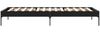 vidaXL Bettgestell Schwarz 75x190 cm Holzwerkstoff und Metall 845056 Bild 5