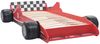 Kinderbett im Rennwagen-Design 90x200 cm Rot Bild 2