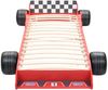 Kinderbett im Rennwagen-Design 90x200 cm Rot Bild 3