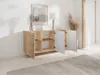 Vente-unique - LUDIMA Sideboard Holz, Platte Beige - B 41,8 cm x H 81,3 cm x L 150 cm Bild 2