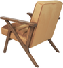 Sessel KISA Samtstoff Braun Bild 5