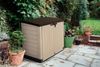 Keter Mülltonnenbox Keter Mülltonnenbox STORE IT OUT MAX Braun, 1200 L, 2x 240 L Tonne Bild 3