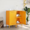2 Stk. Sideboards, Kommoden Senfgelb 36x39x79 cm Stahl j3568p Bild 3
