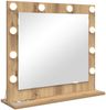 vidaXL Waschtischspiegel Rechtwinklig Altholz 60 x 55 x 18 cm 868291 Bild 2