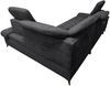 robin 'NEO' Ecksofa mit Schlaffunktion und verstellbarer Bettkasten, Chenille-Stoff schwarz, 343 x 210 x 90 cm Bild 4