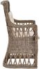 Krines Home Esszimmerstuhl Rattan Esszimmer-Sessel nordischer Stil Rattanstuhl Esszimmerstuhl, mit Armlehne, gerade Rückenlehne Bild 2