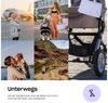 Hylat Baby Wickelauflage Faltbare Wickelunterlage für Unterwegs - Lila Bild 4